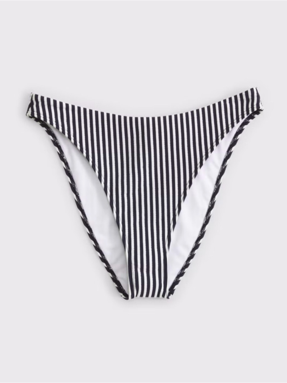Abercrombie and fitch mid rise high leg bikini bottom